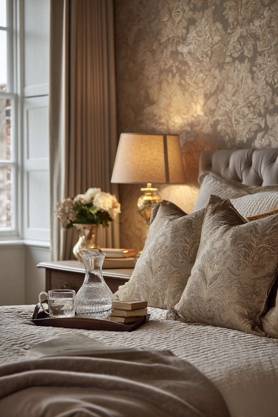 patterned bedroom ideas 38