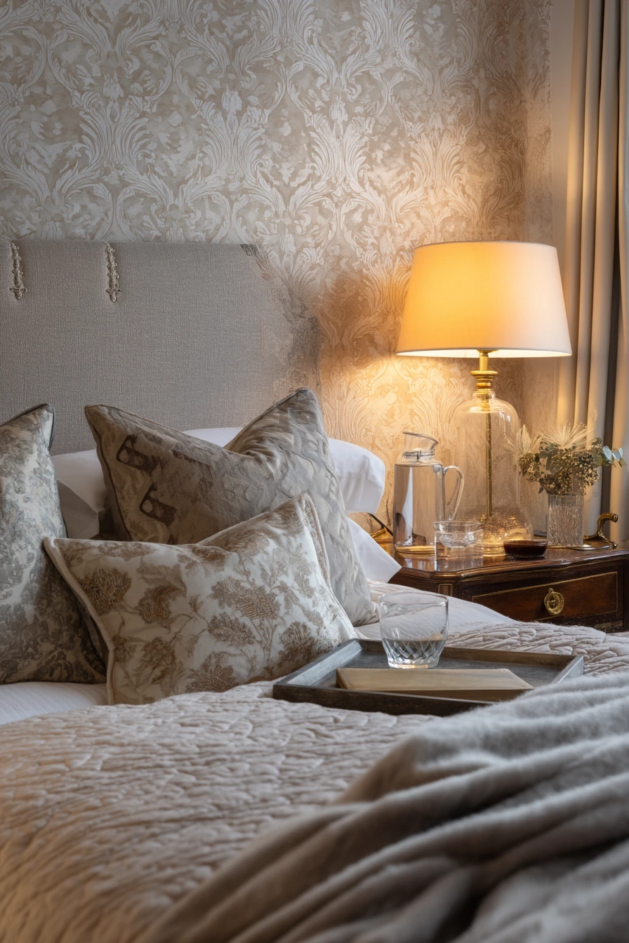 patterned bedroom ideas 40