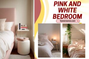 pink and white bedroom