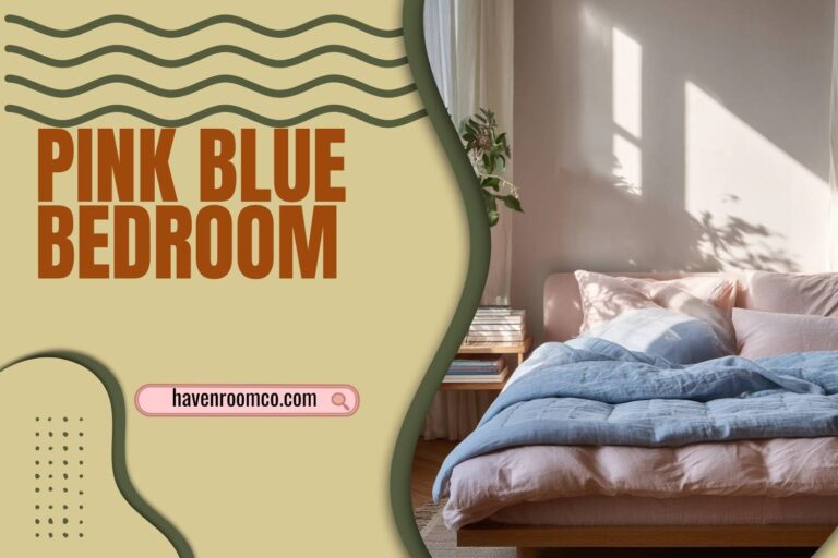 pink blue bedroom