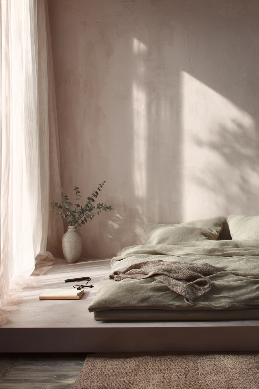 pink and green bedroom 21