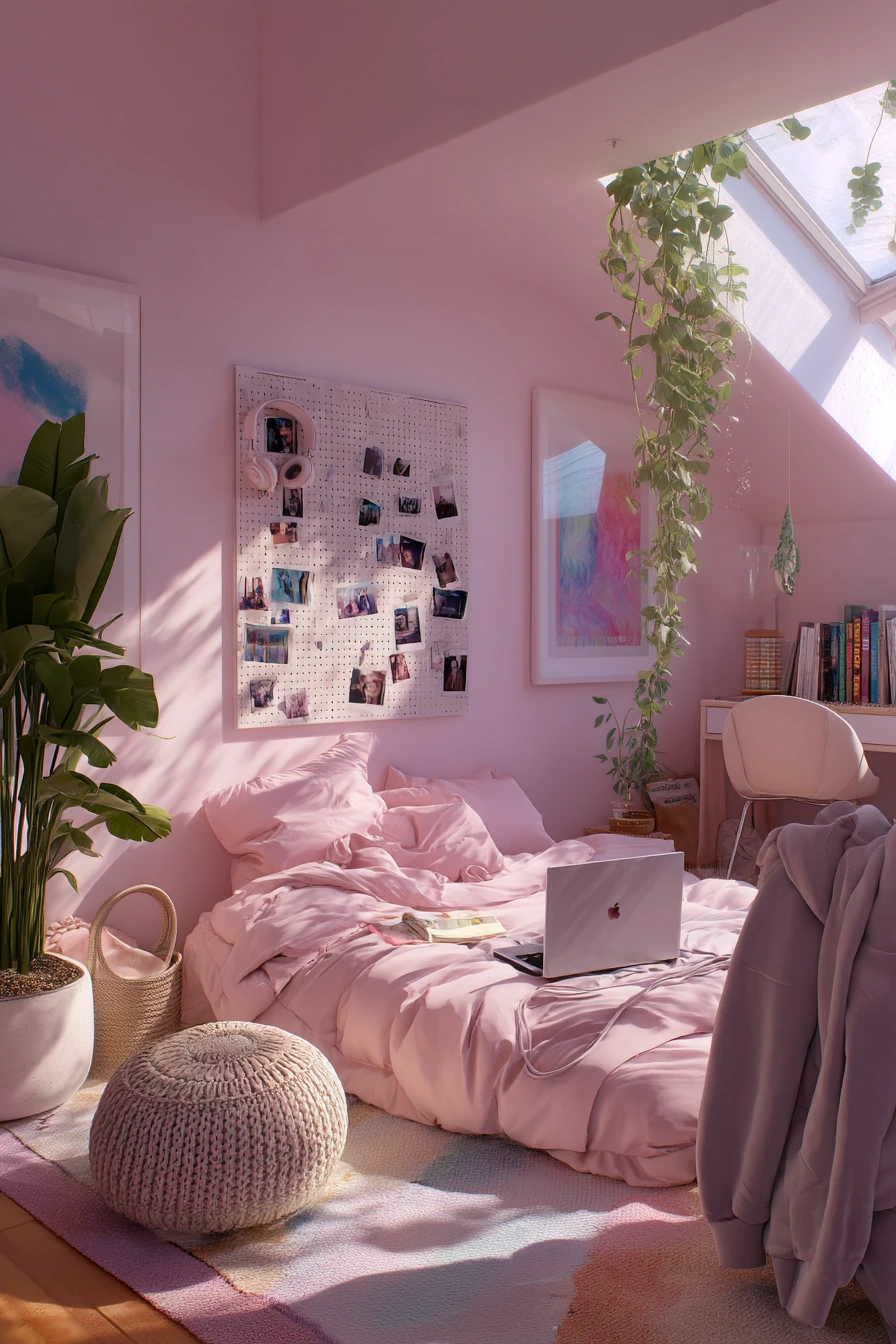 pink bedroom design 13