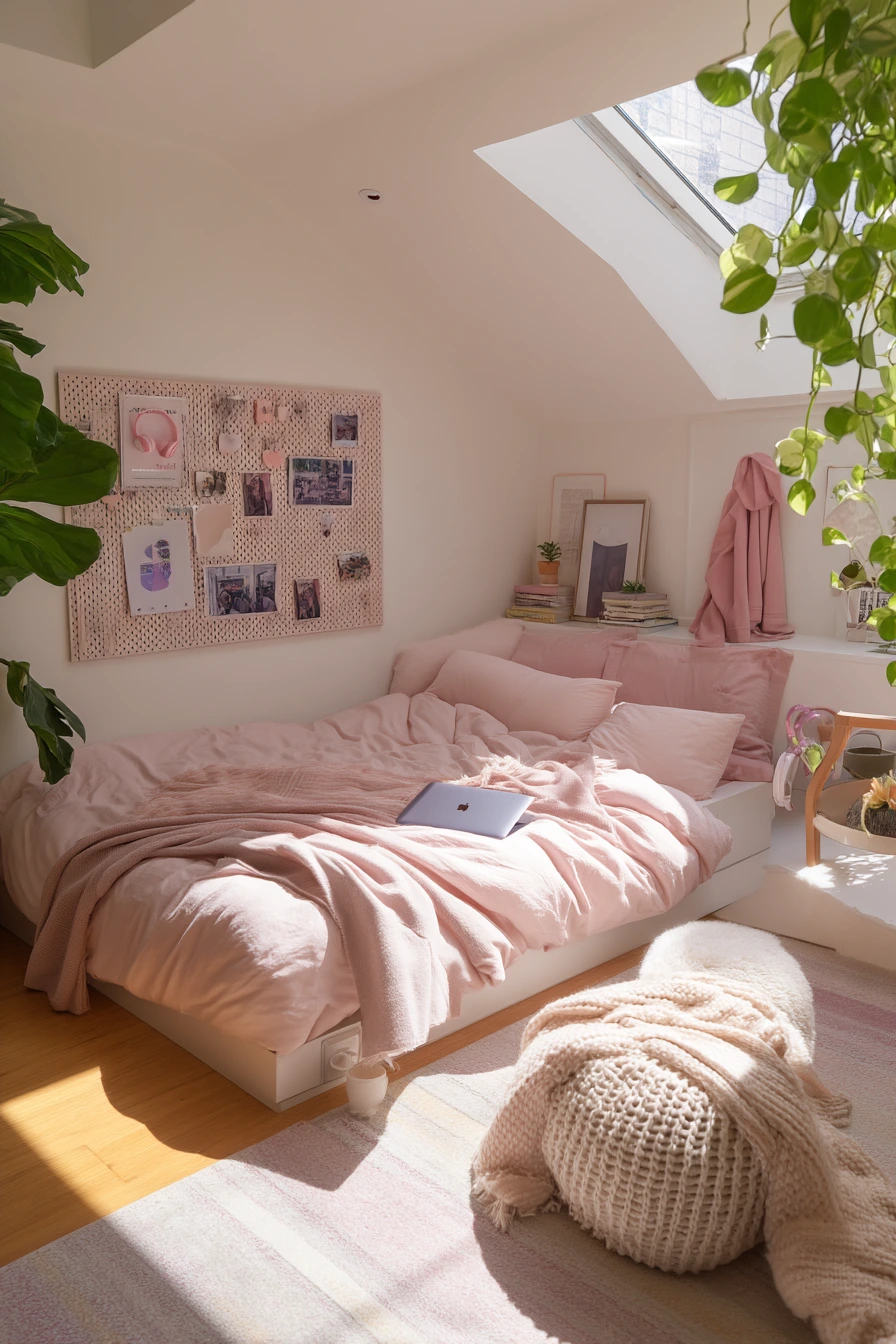 pink bedroom design 16