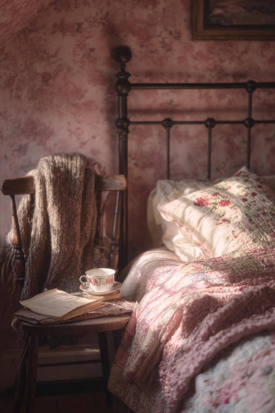 pink bedroom design 30