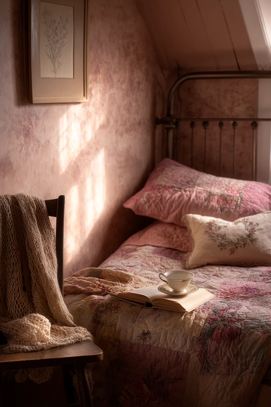 pink bedroom design 32