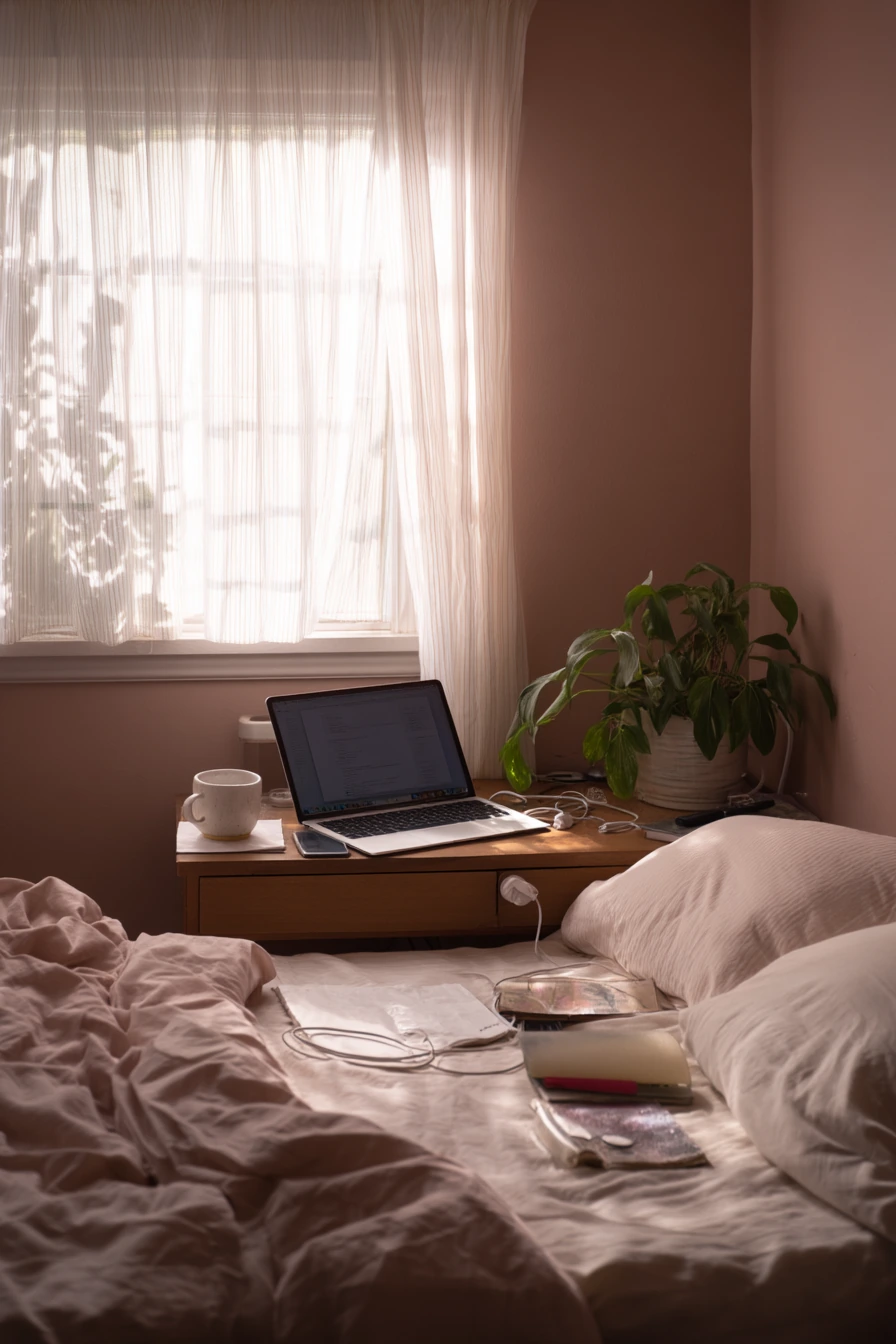 pink bedroom design 34