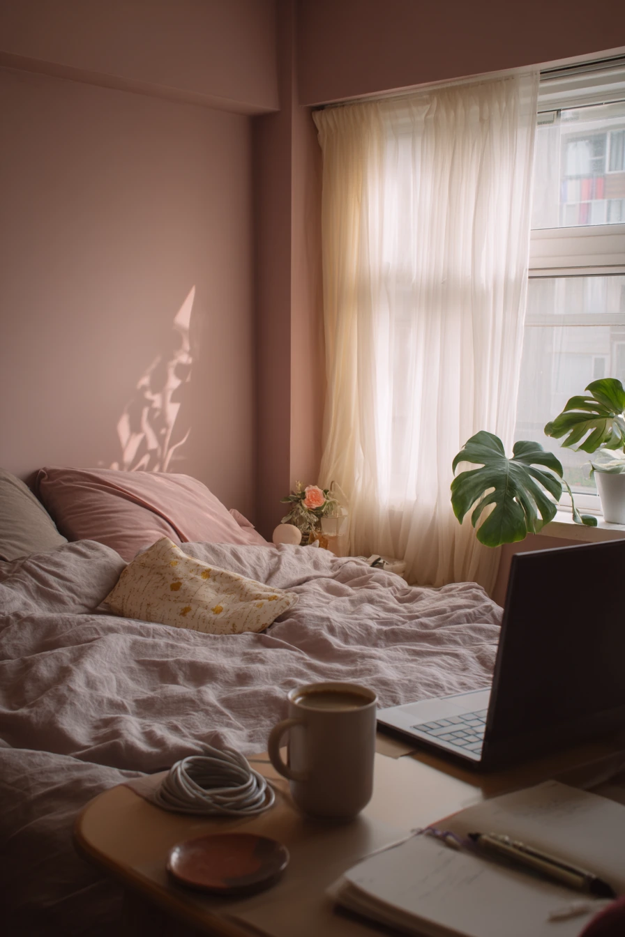 pink bedroom design 36