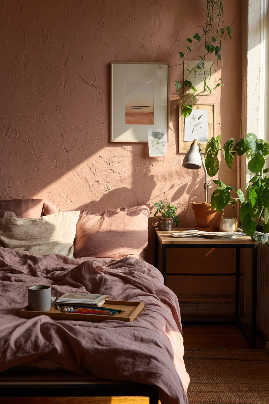 pink bedroom design 8