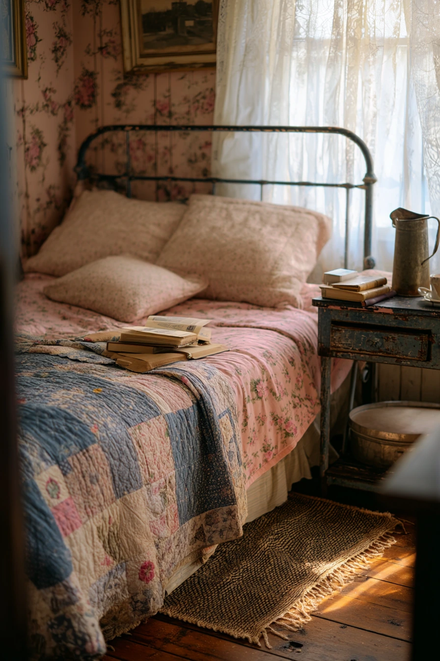 pink blue bedroom 21