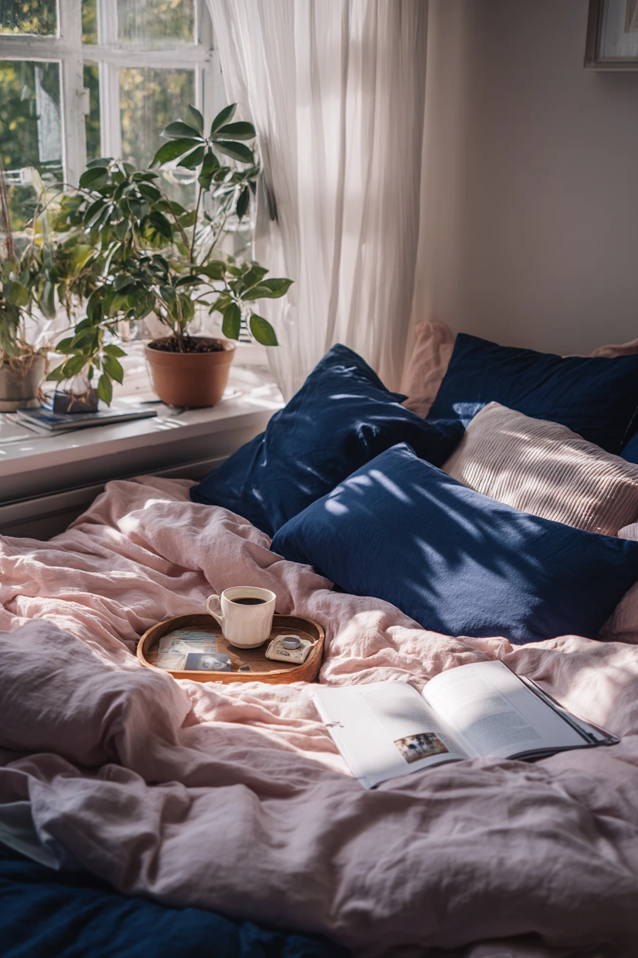 pink blue bedroom 37