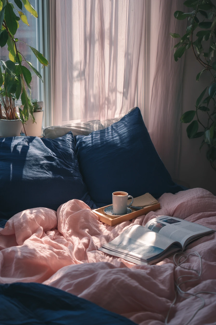 pink blue bedroom 38