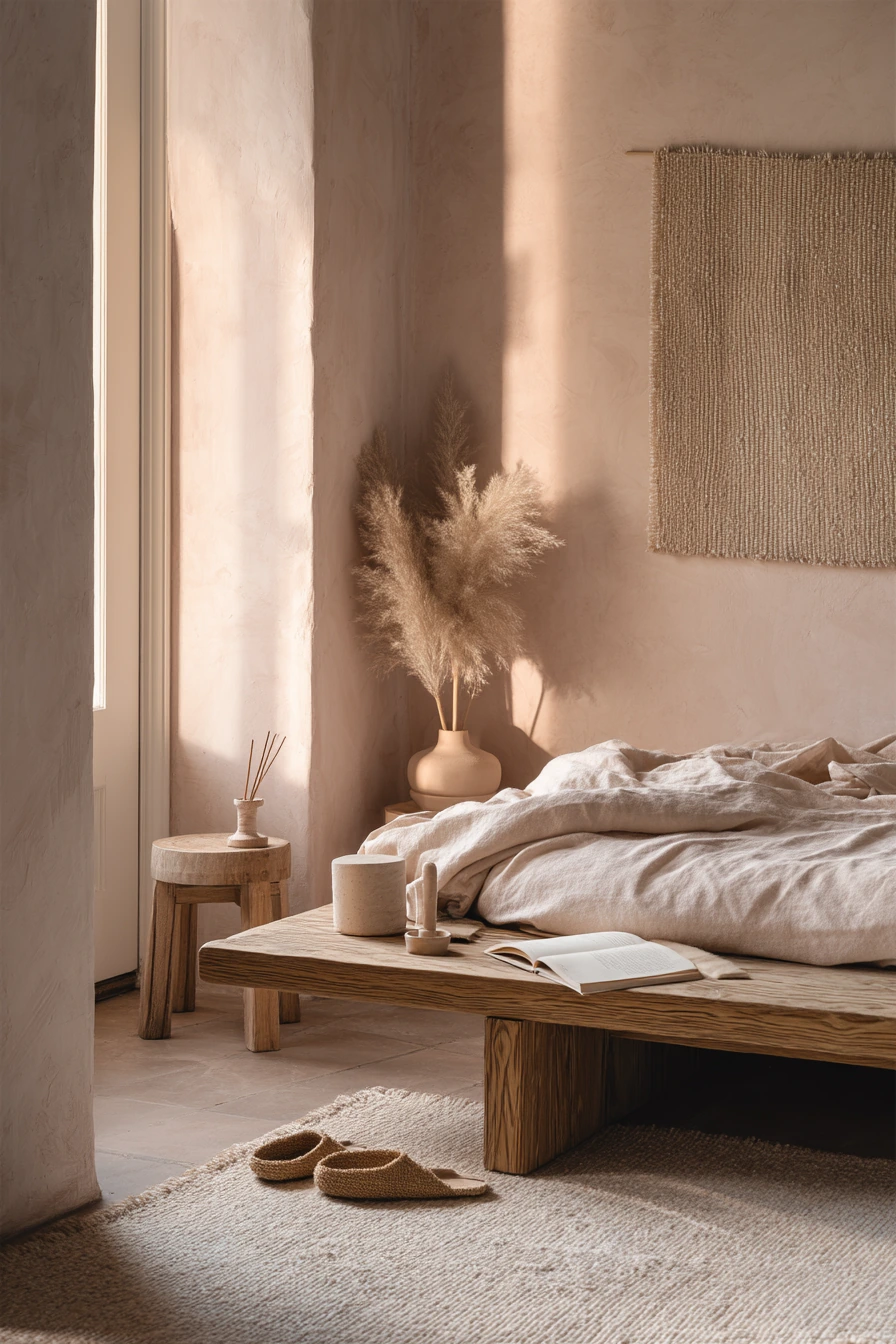 pink bohemian bedroom 35