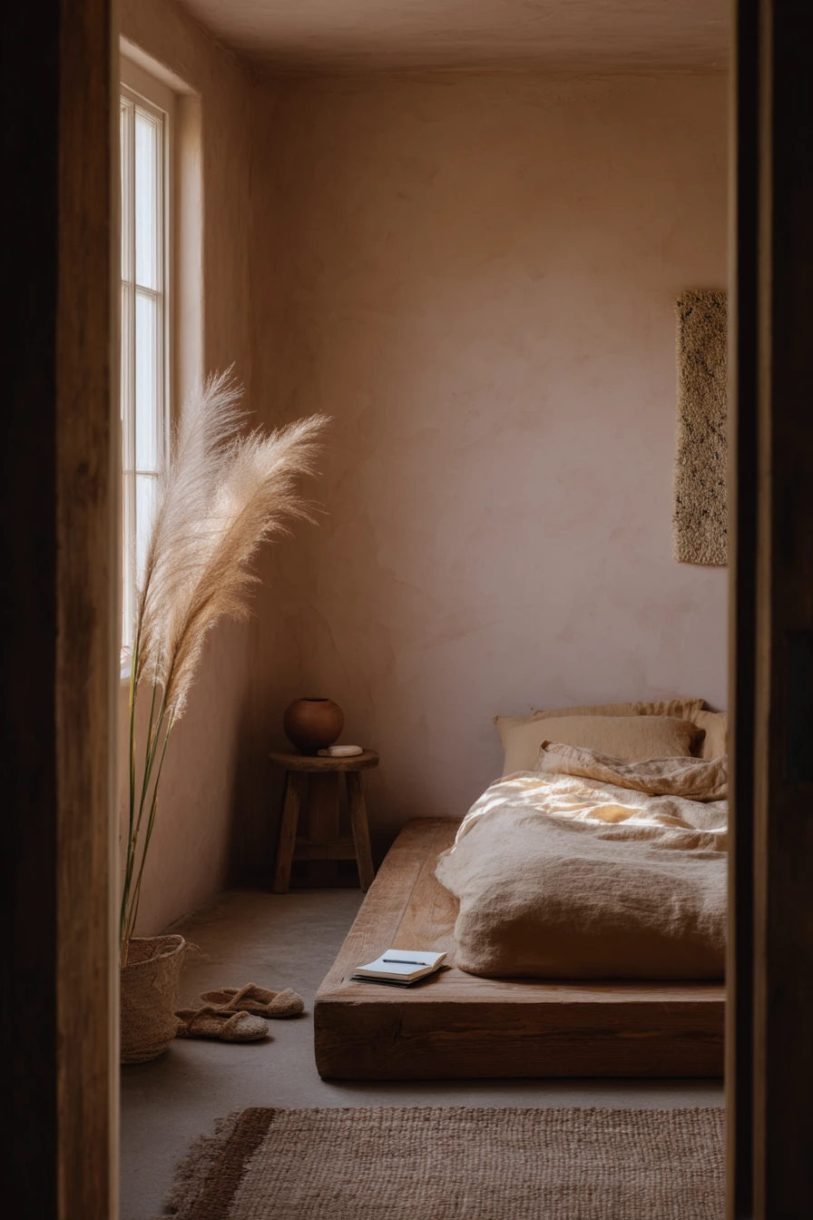 pink bohemian bedroom 36