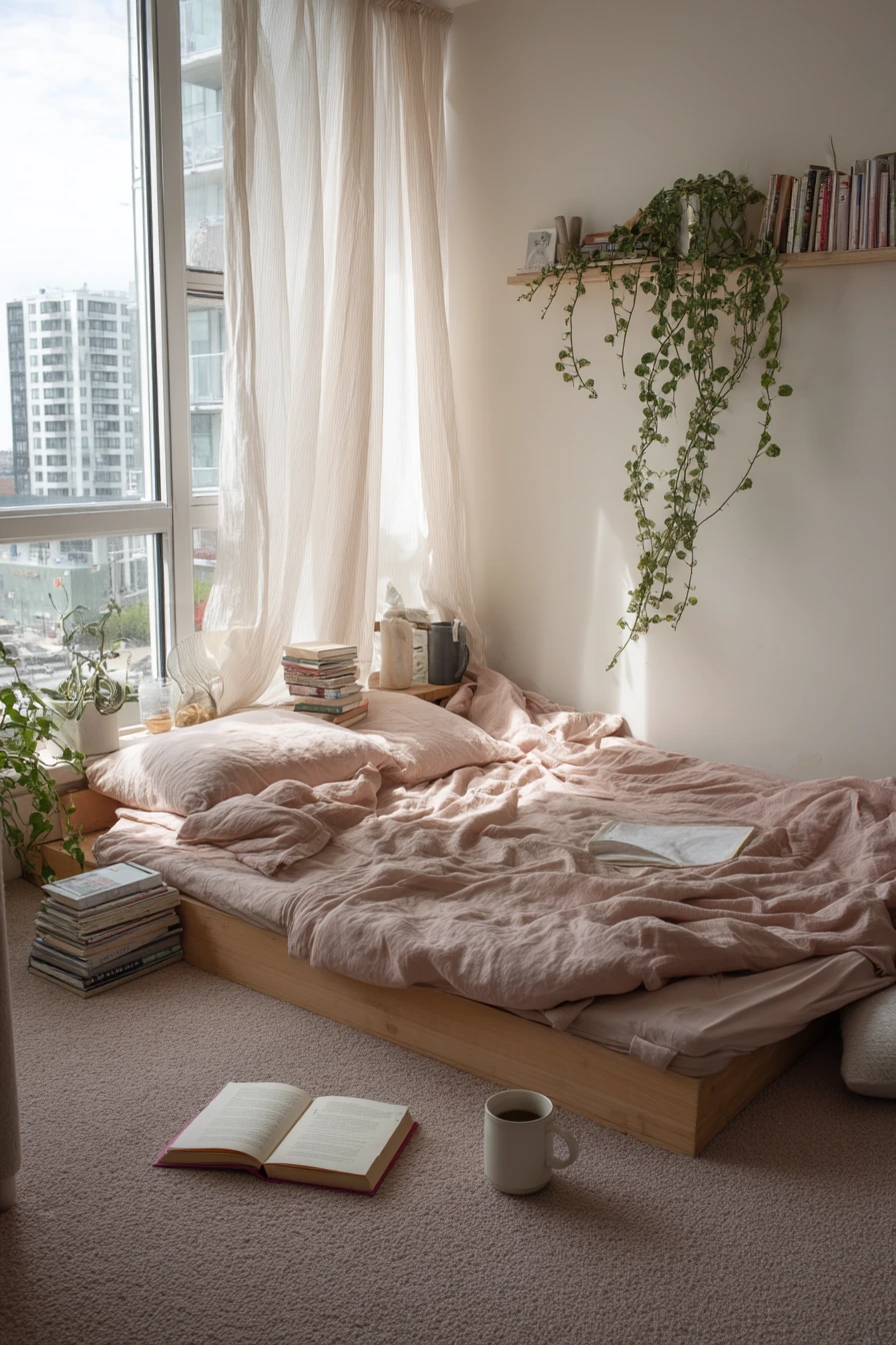 pink carpet bedroom 2