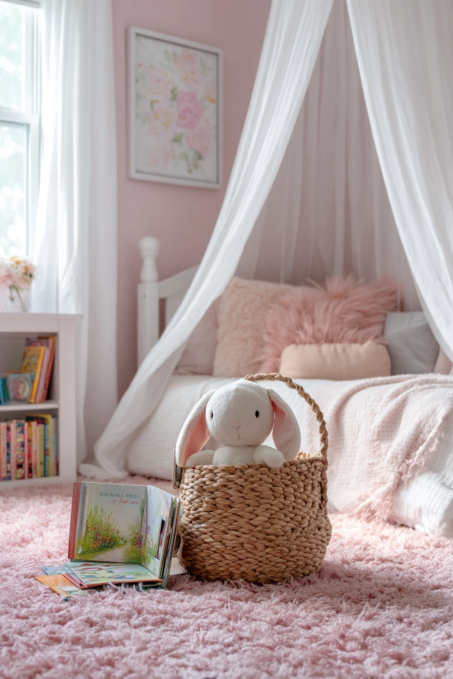 pink carpet bedroom 21