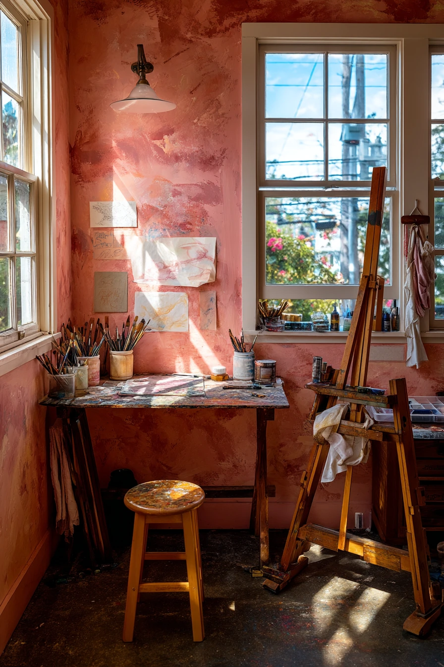 pink paint ideas 33