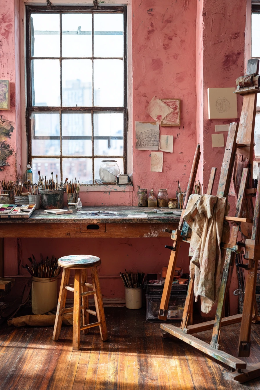 pink paint ideas 34