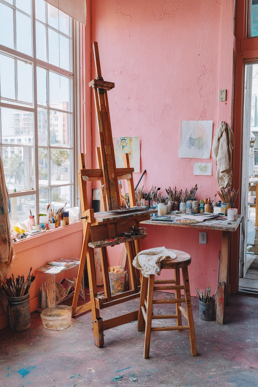 pink paint ideas 35