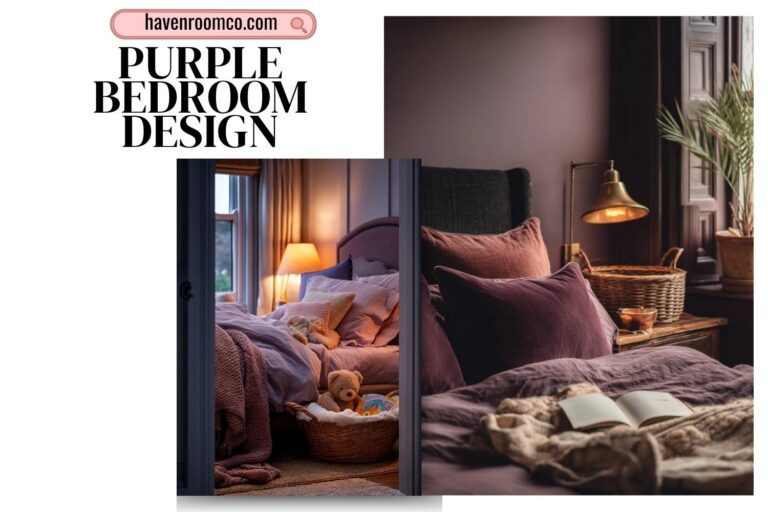 purple bedroom design