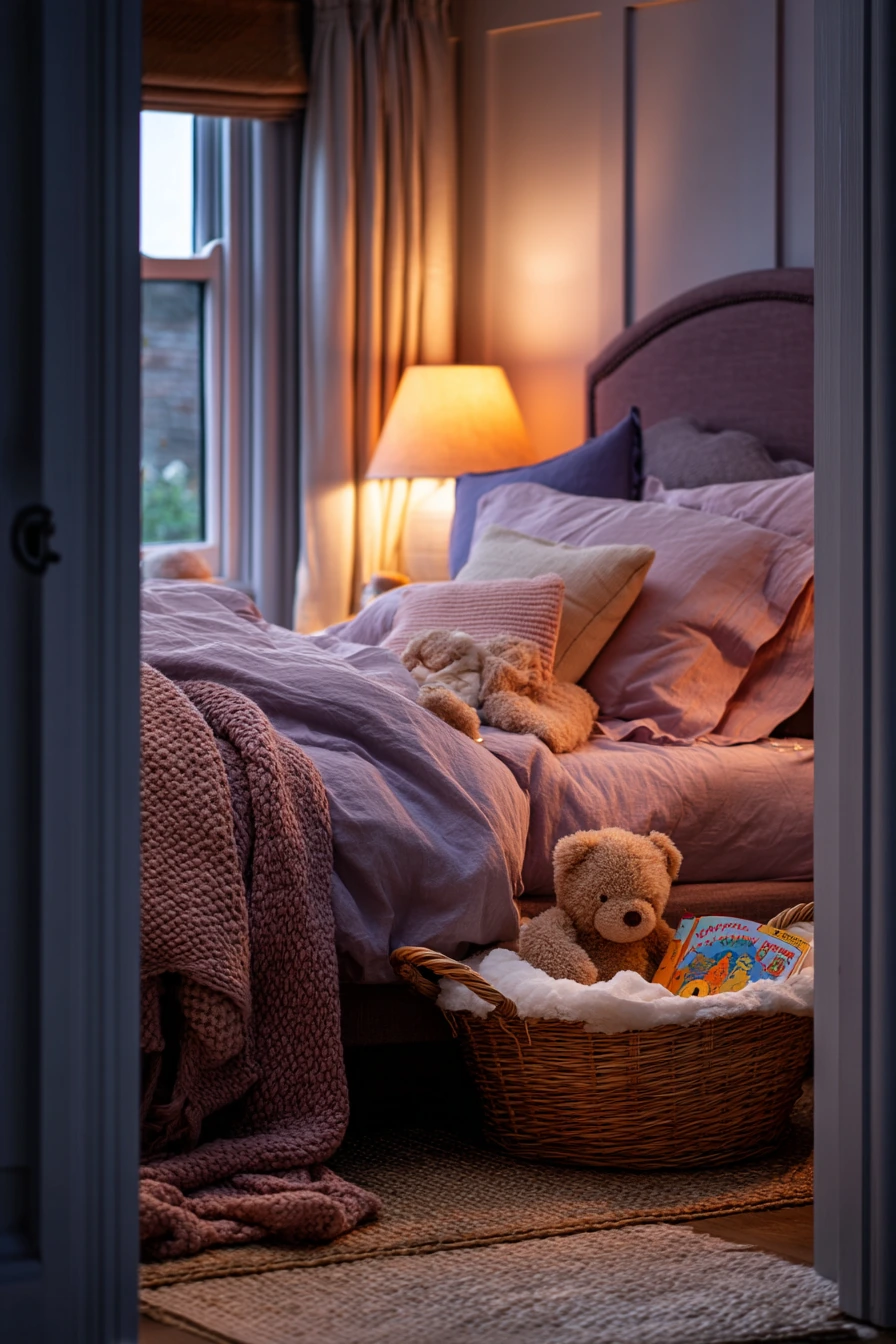 purple bedroom design 15