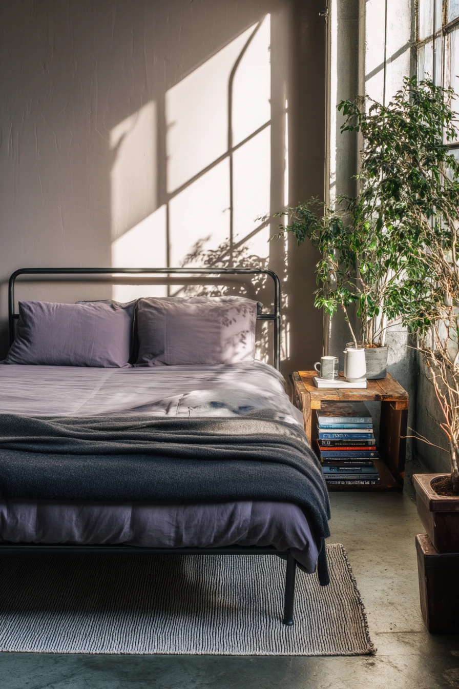 purple bedroom design 17