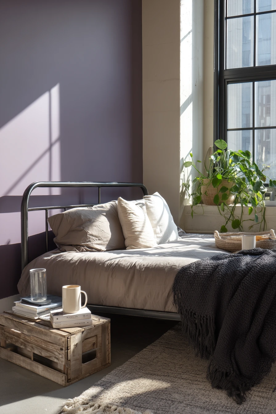 purple bedroom design 19