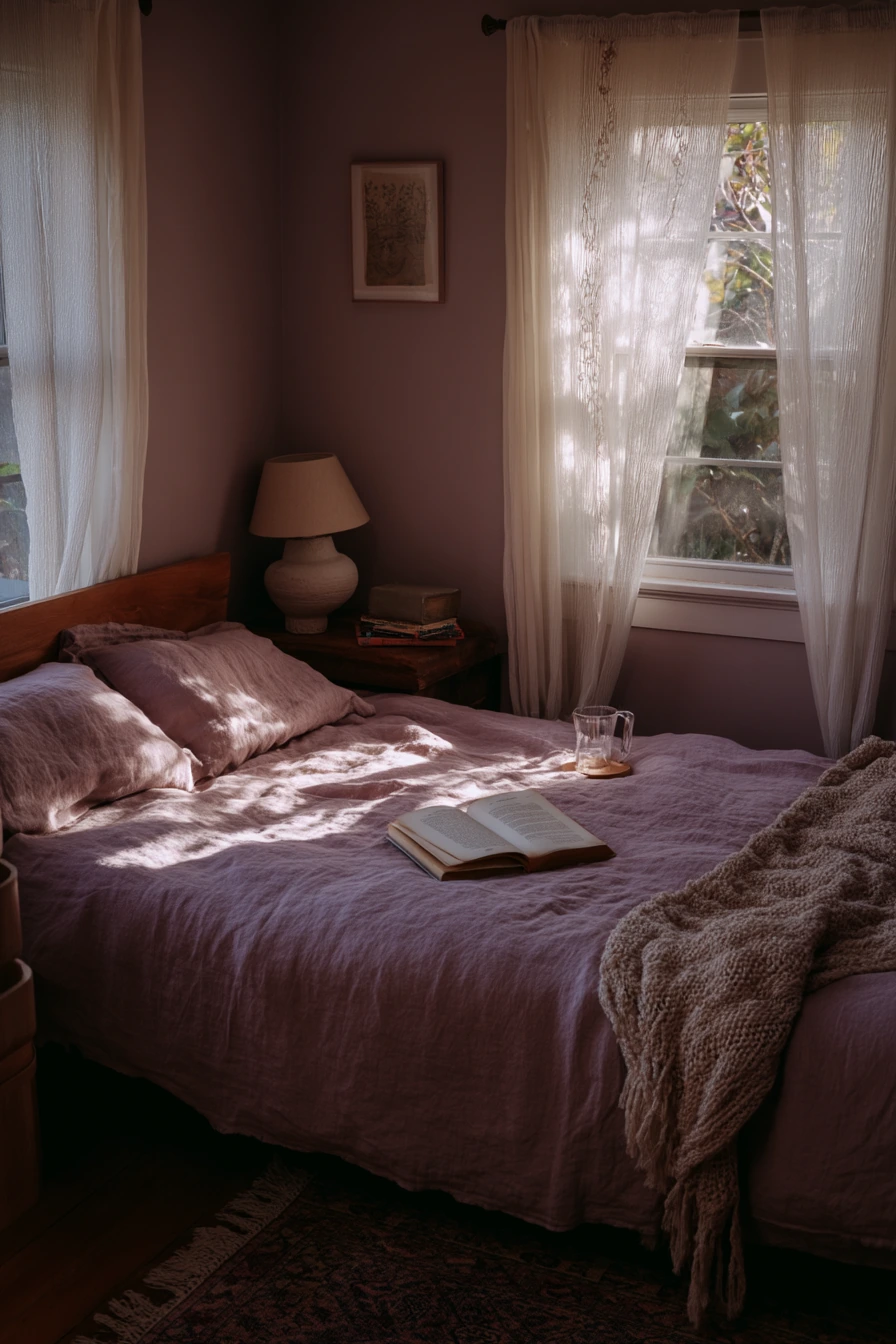 purple bedroom design 2