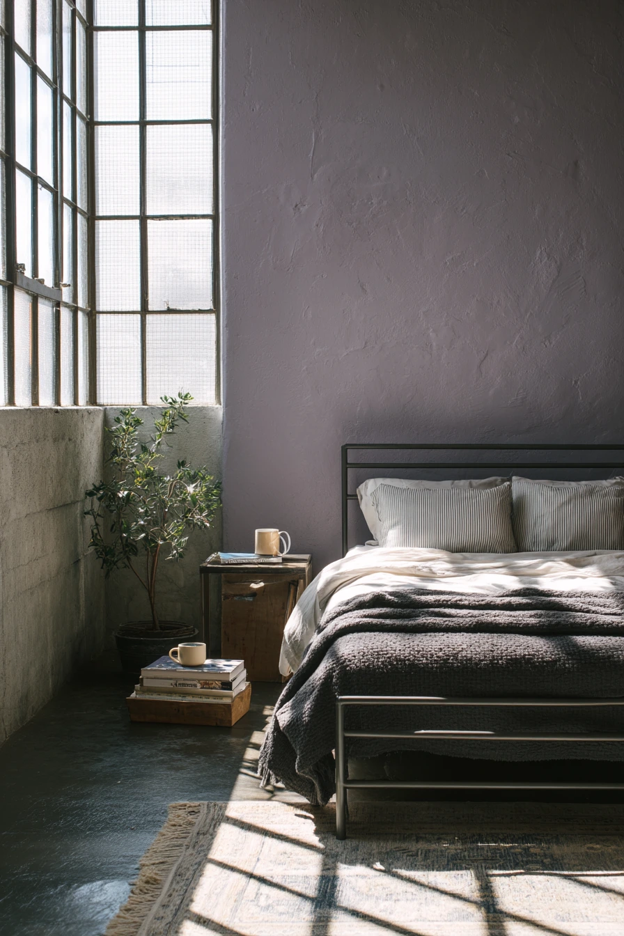 purple bedroom design 20