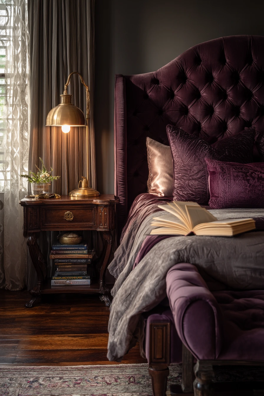 purple bedroom design 29
