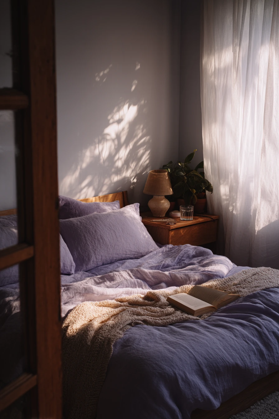 purple bedroom design 3