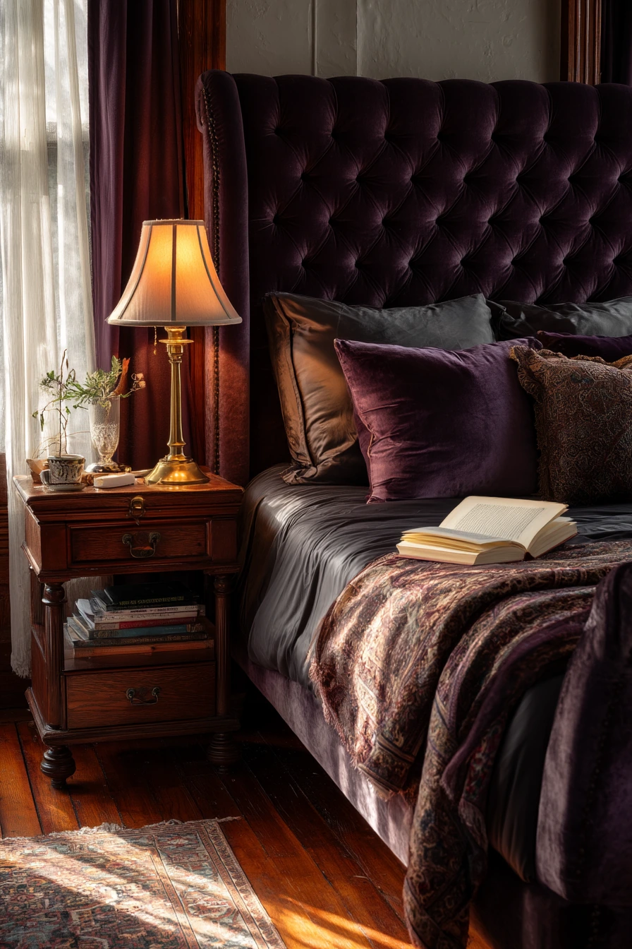 purple bedroom design 31