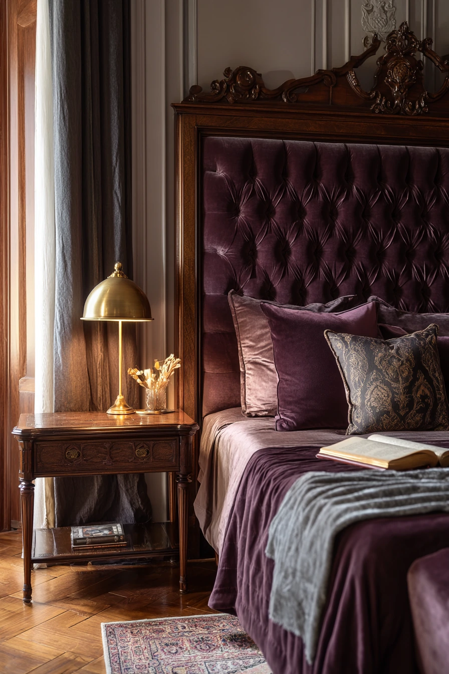 purple bedroom design 32