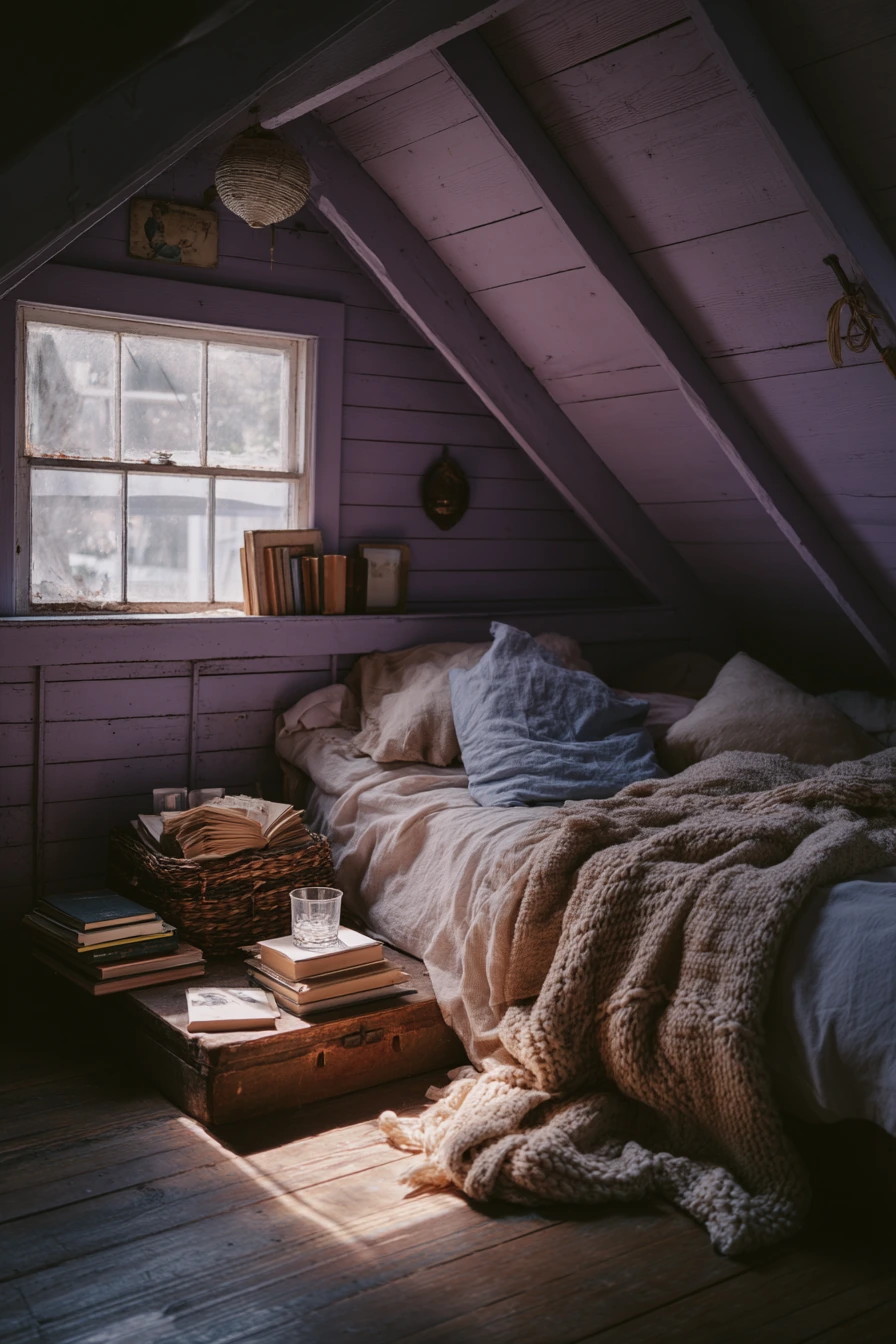purple bedroom design 33