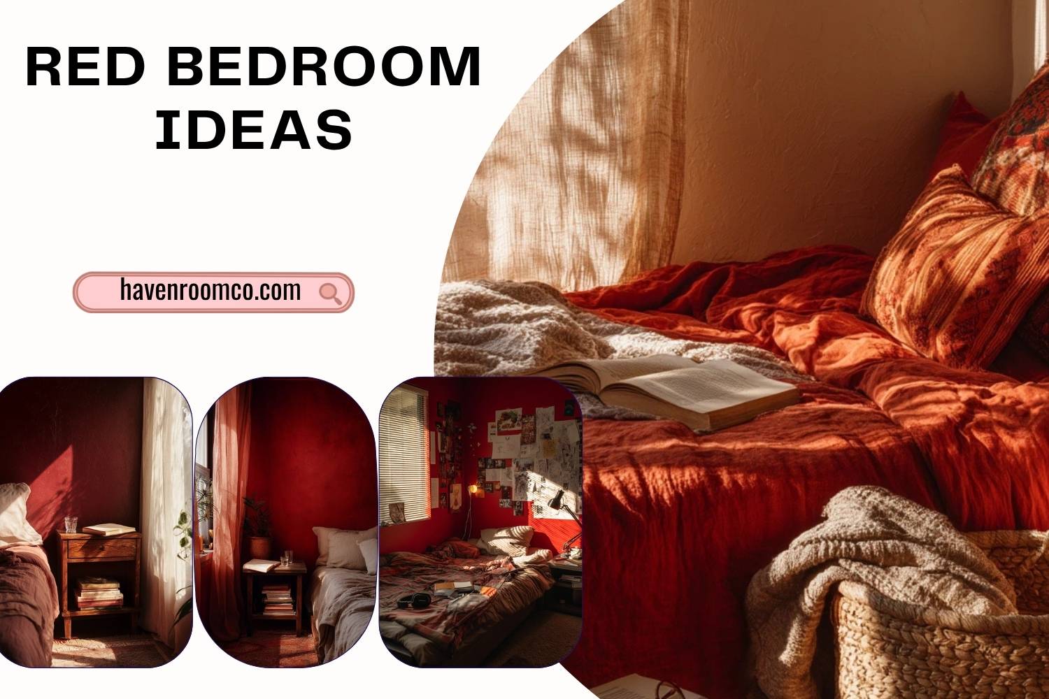 red bedroom ideas
