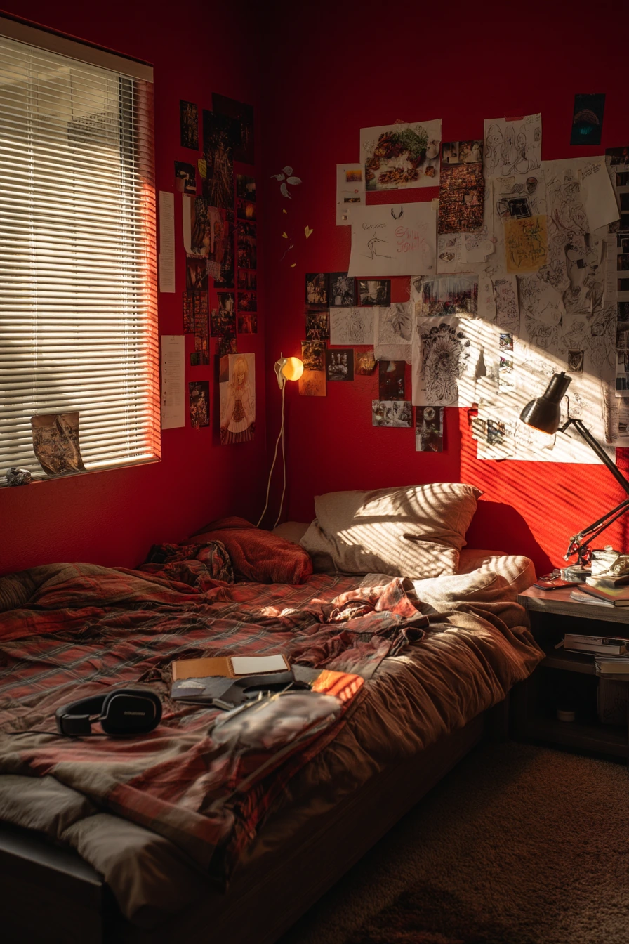 red bedroom ideas 30