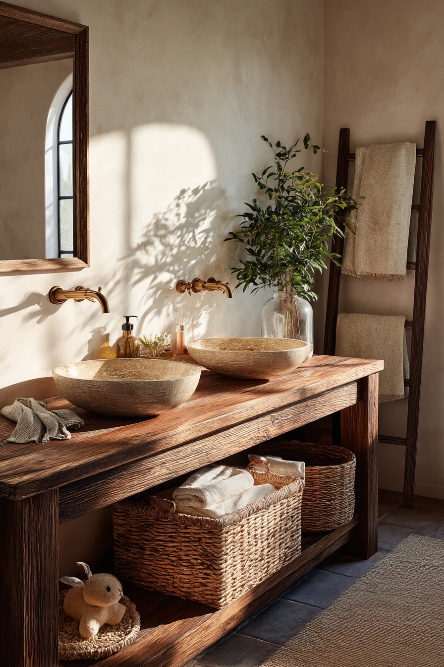 rustic bathroom ideas 21