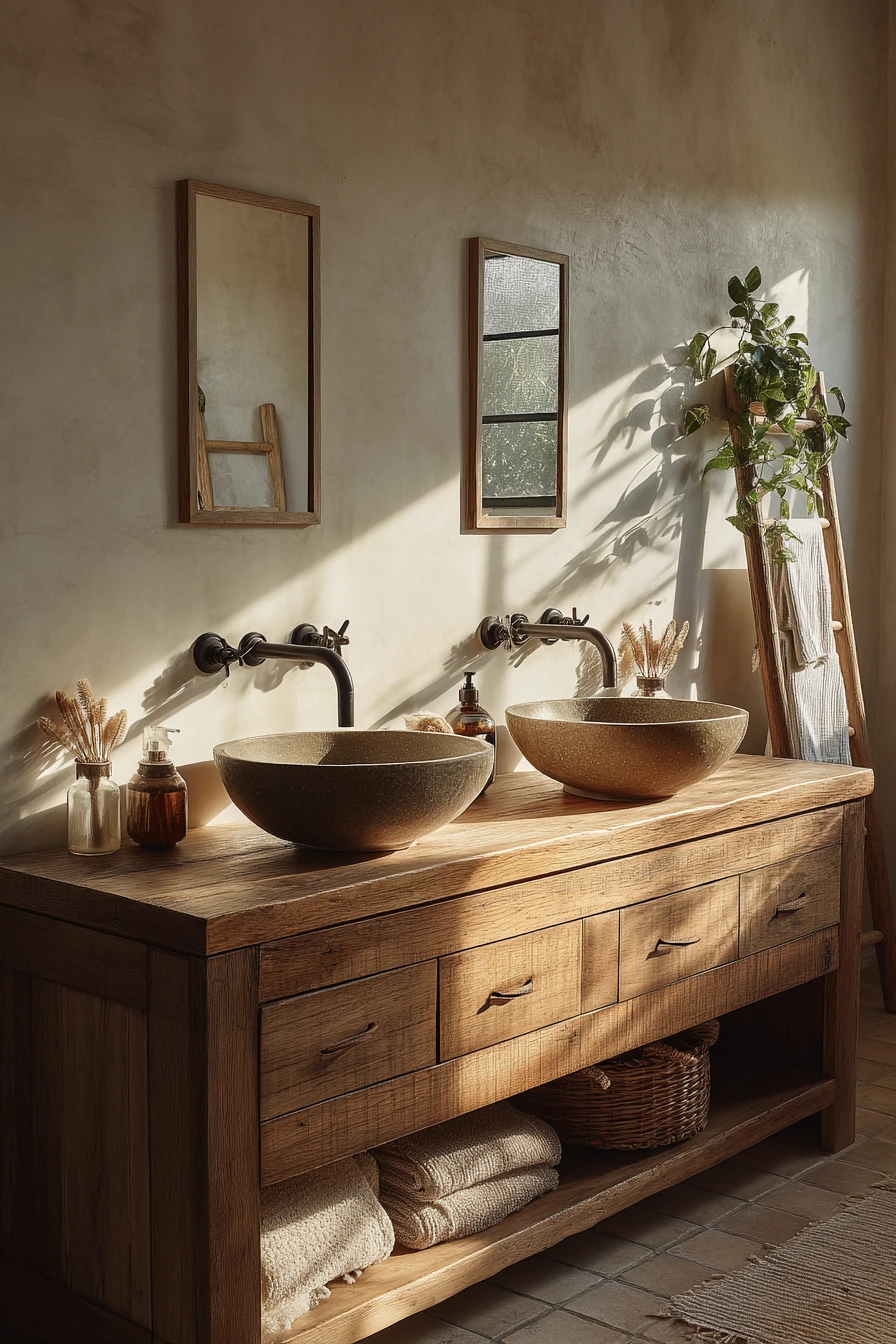 rustic bathroom ideas 24