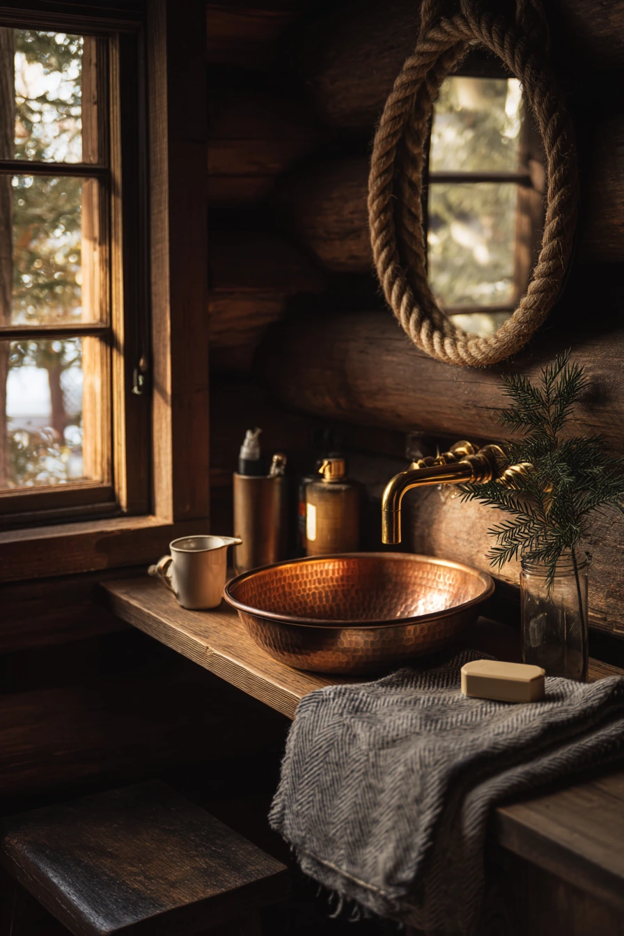 rustic bathroom ideas 25