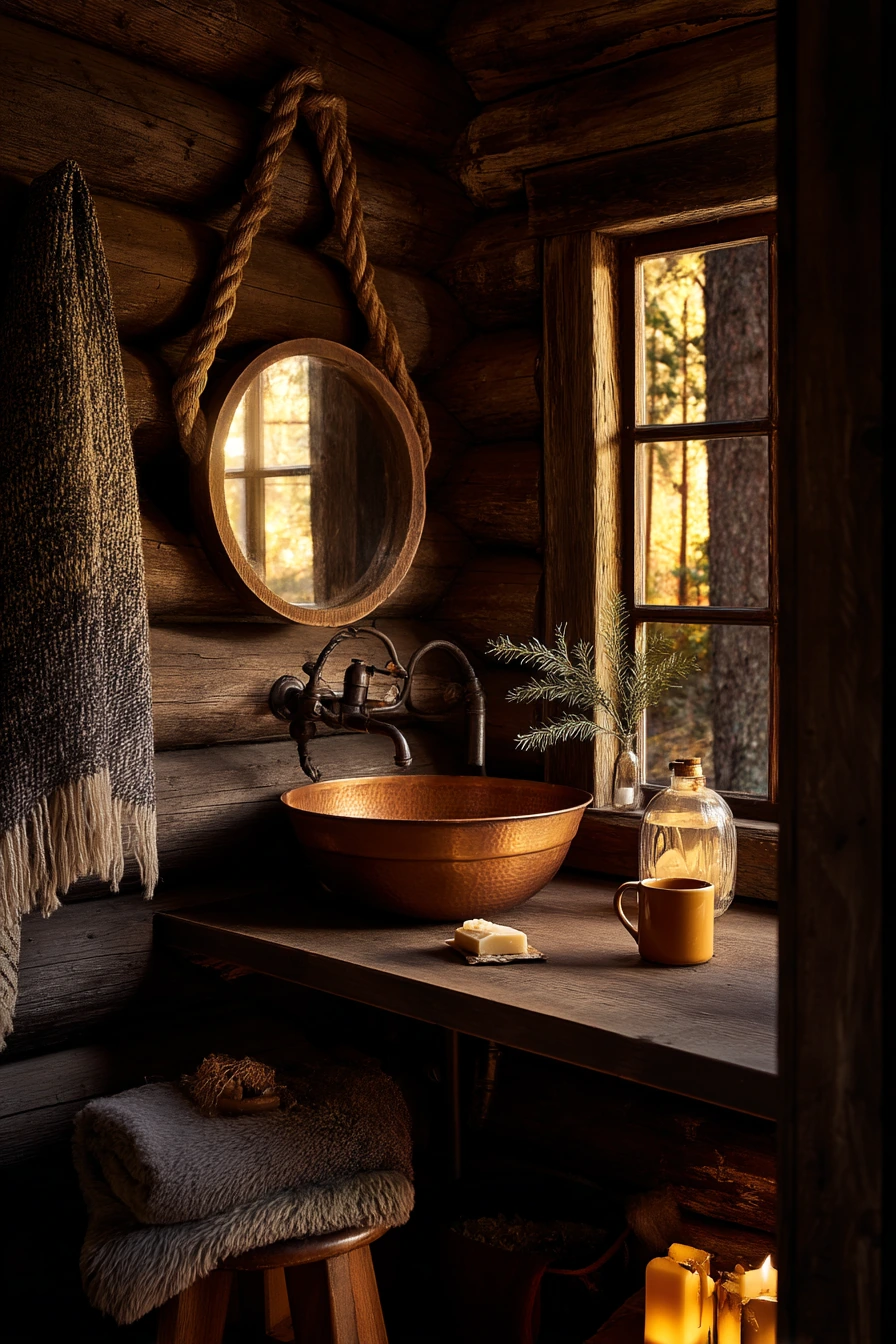 rustic bathroom ideas 27