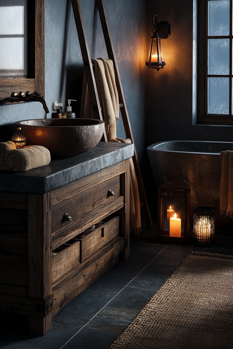rustic bathroom ideas 38