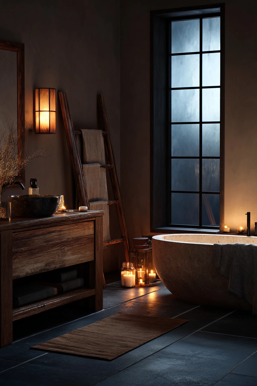 rustic bathroom ideas 40