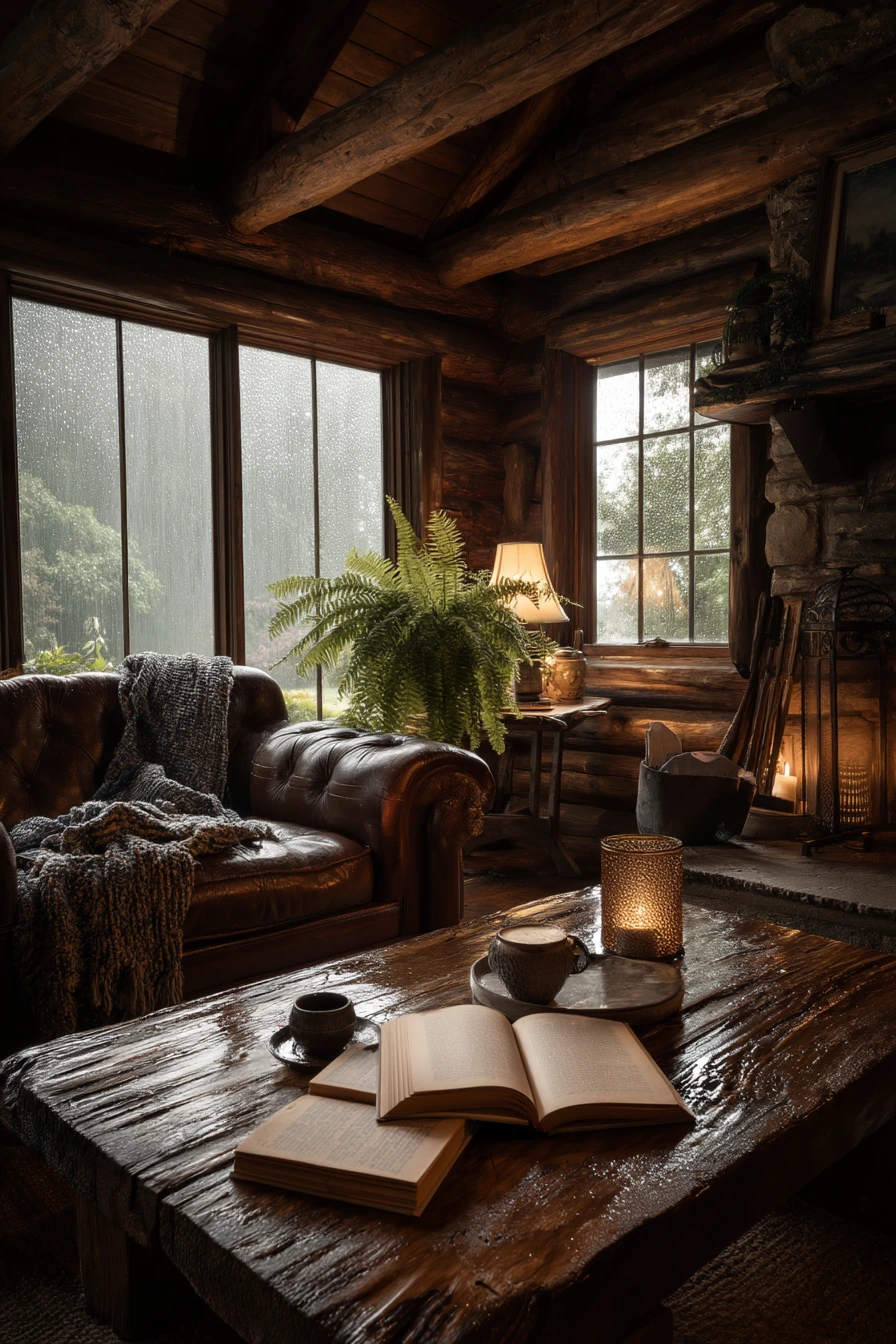 rustic living room ideas 13