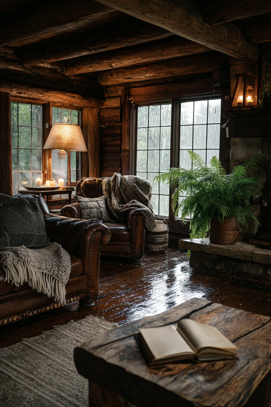 rustic living room ideas 15