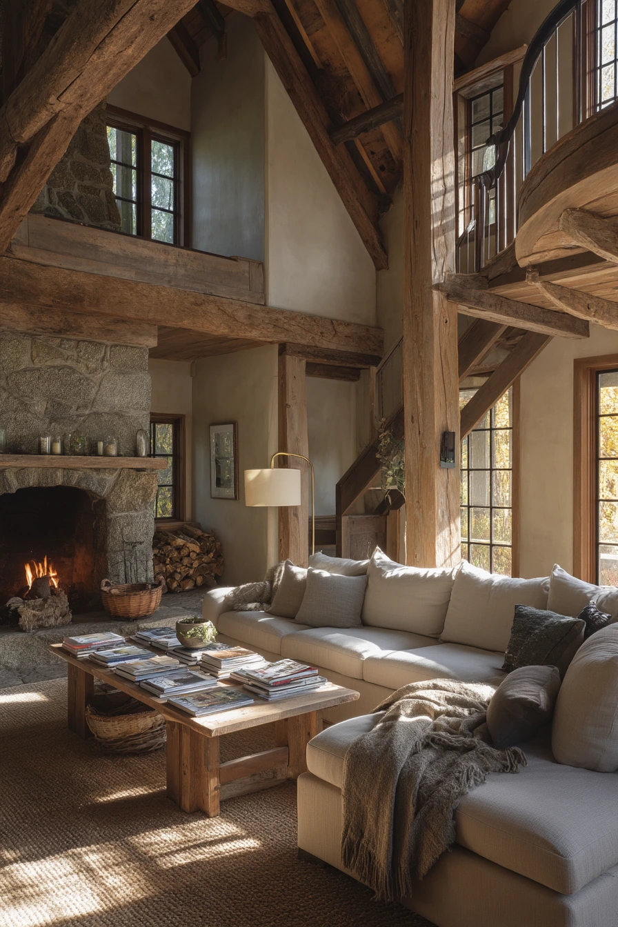 rustic living room ideas 28
