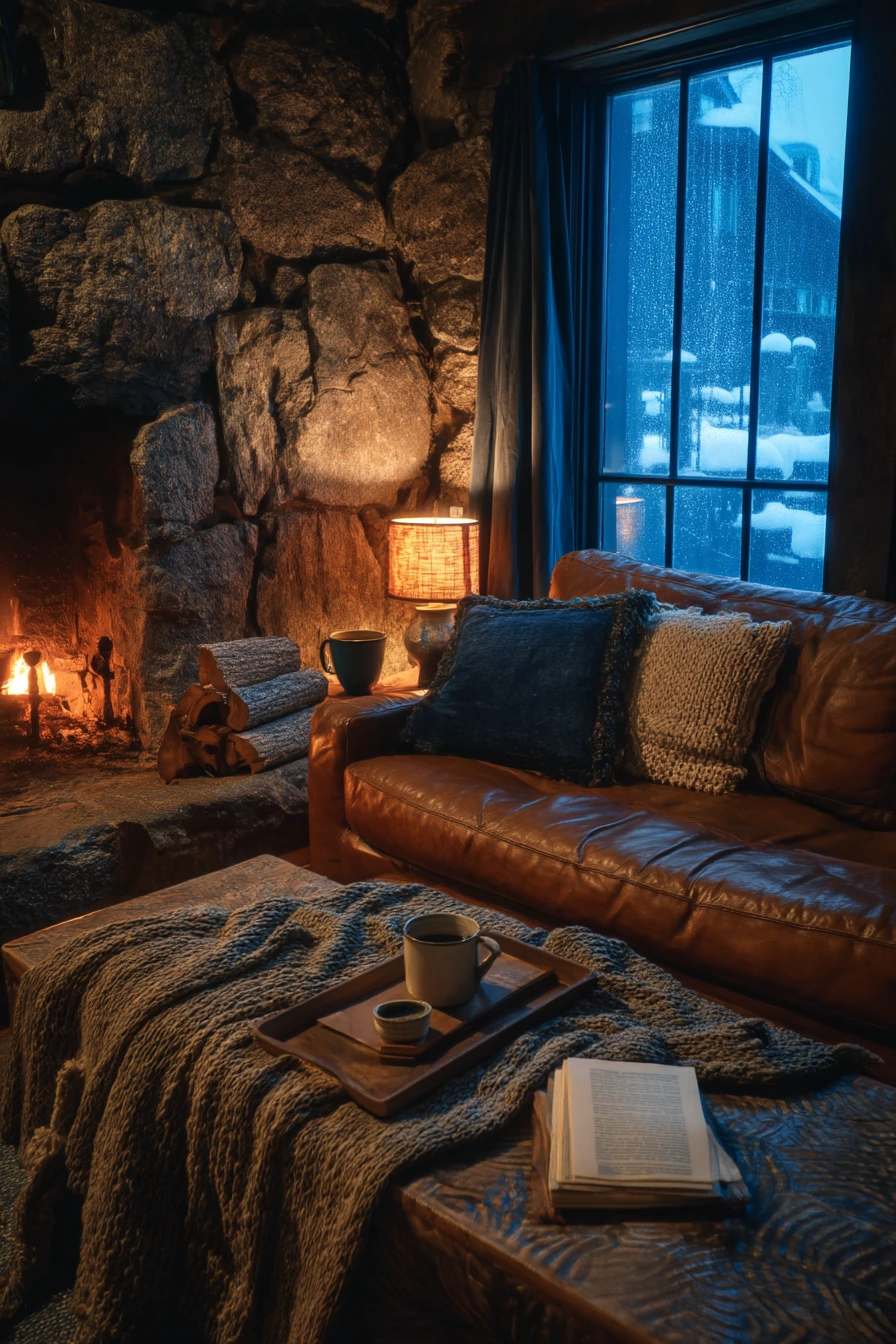 rustic living room ideas 31