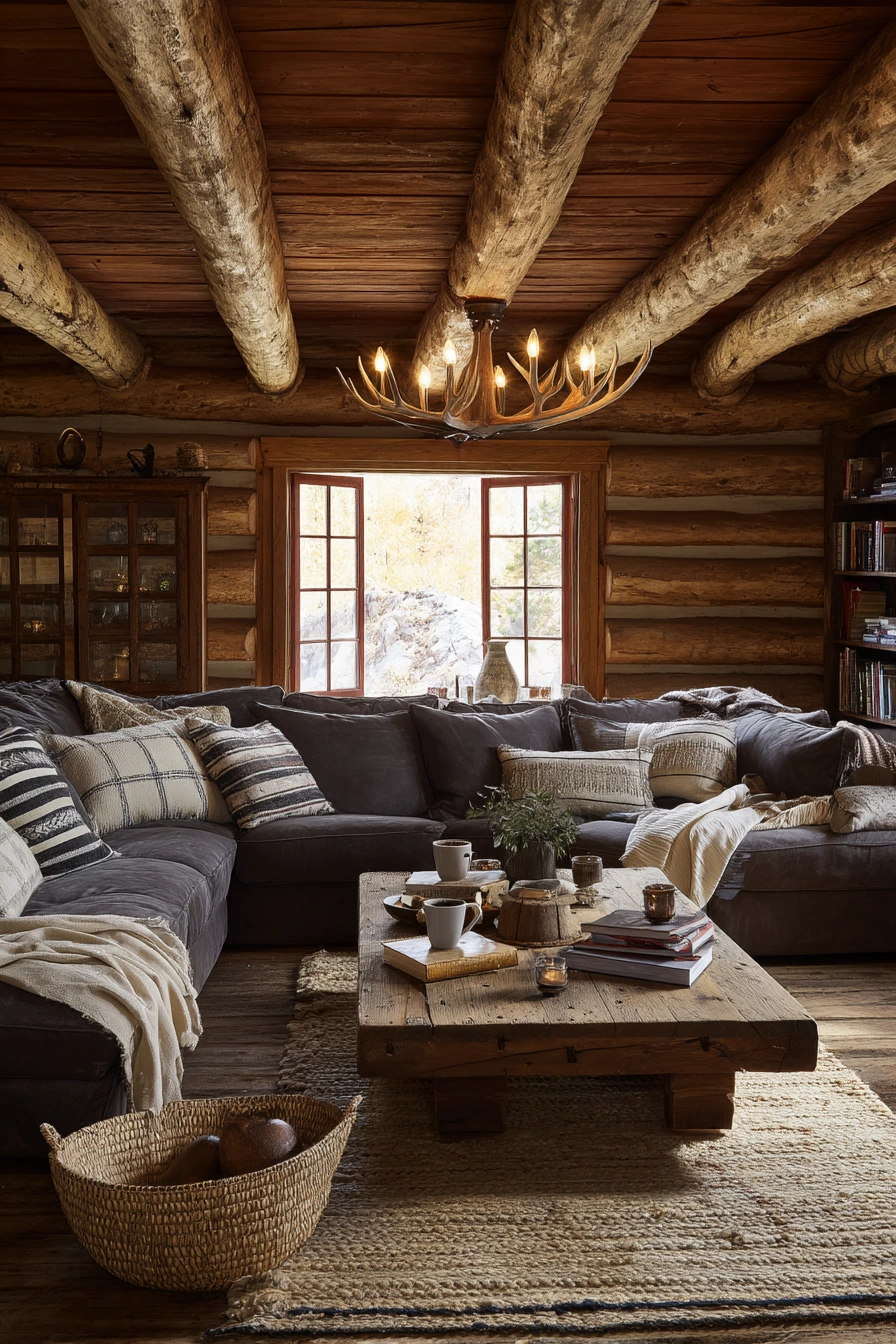 rustic living room ideas 40