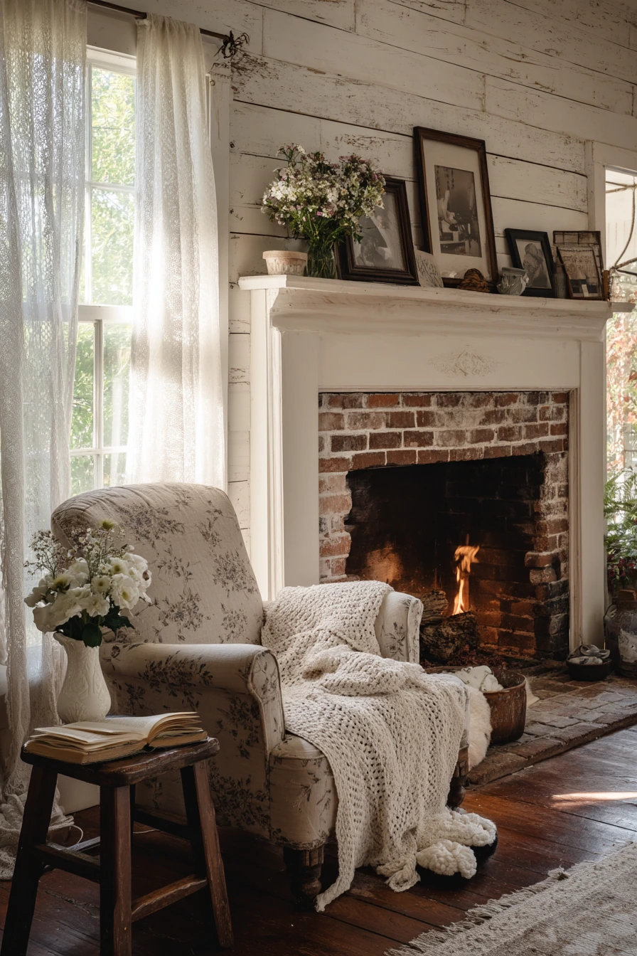 shiplap fireplace ideas 15