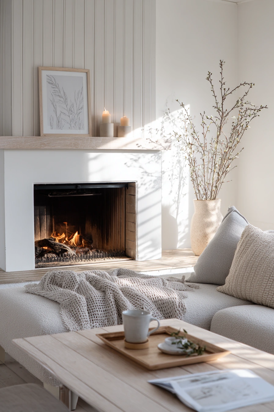 shiplap fireplace ideas 25