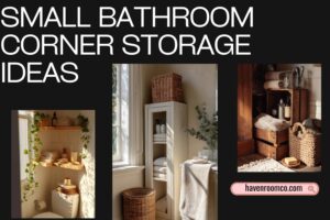 small bathroom corner storage ideas