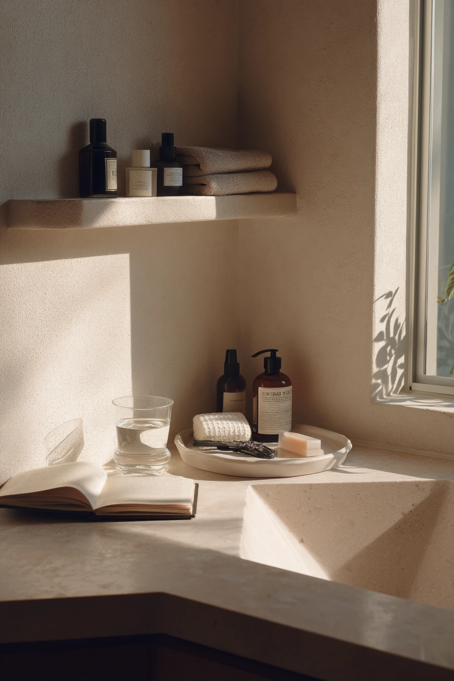 small bathroom corner storage ideas 21